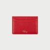 Online Cherry LA Tarjetero De Piel (Rojo)