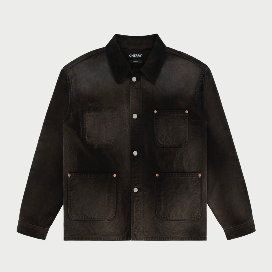 Online Cherry LA Chaqueta De Tarea (Negra)