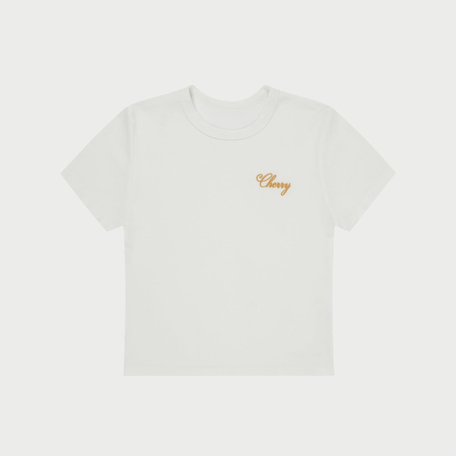 Online Cherry LA Camiseta Clasica Americana Para Bebe (Blanca)
