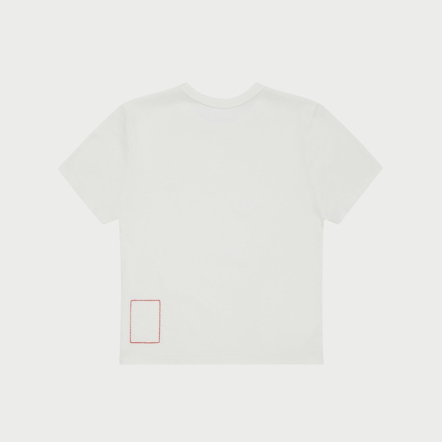 Online Cherry LA Camiseta Clasica Americana Para Bebe (Blanca)