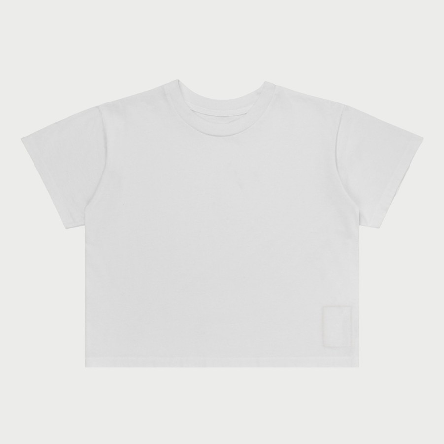 Best Cherry LA Camiseta Basic Boxy Mujer (Blanco)