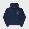 Best Cherry LA Sudadera Con Capucha Outdoorsman Henley (Azul Marino)