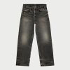 Hot Cherry LA Denim De Pierna Ancha Con 5 Bolsillos (Gris)