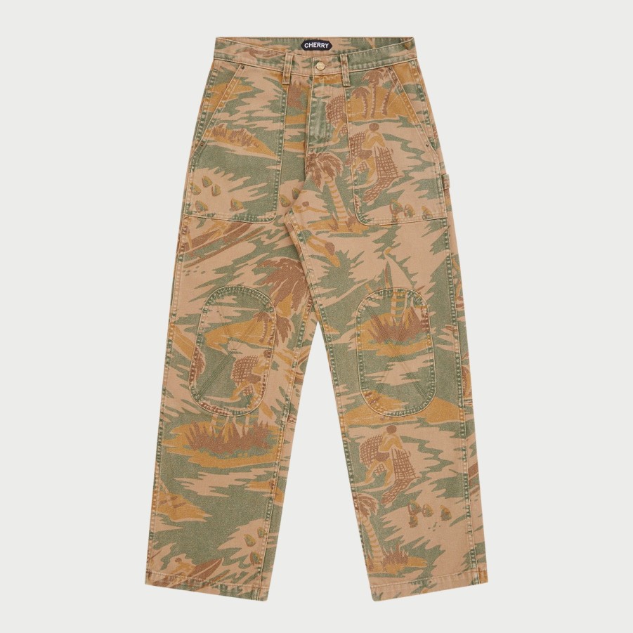 Best Cherry LA Pantalon De Camuflaje Safari (Camuflaje)