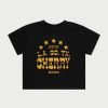 New Cherry LA Camiseta Para Bebe Tri State Boxy (Negro Vintage)