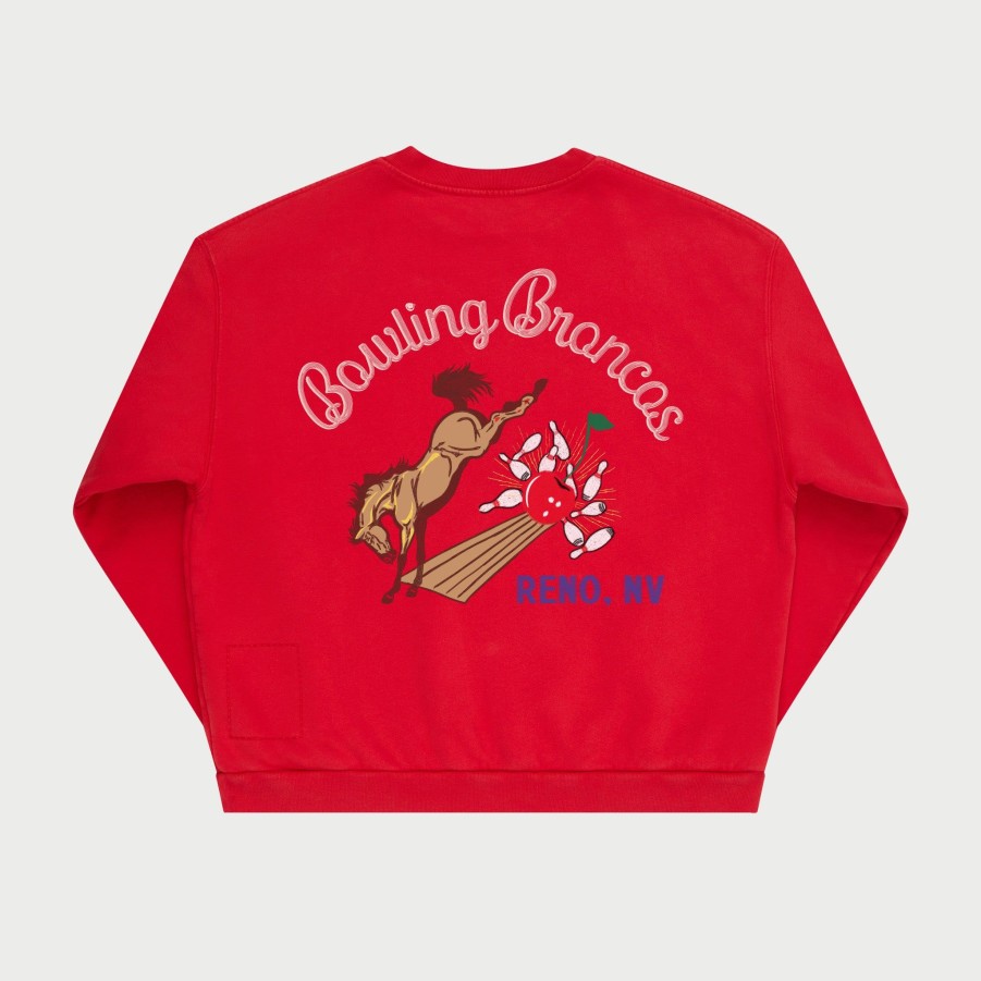 Hot Cherry LA Bowling Broncos Crewneck (Cardenal)