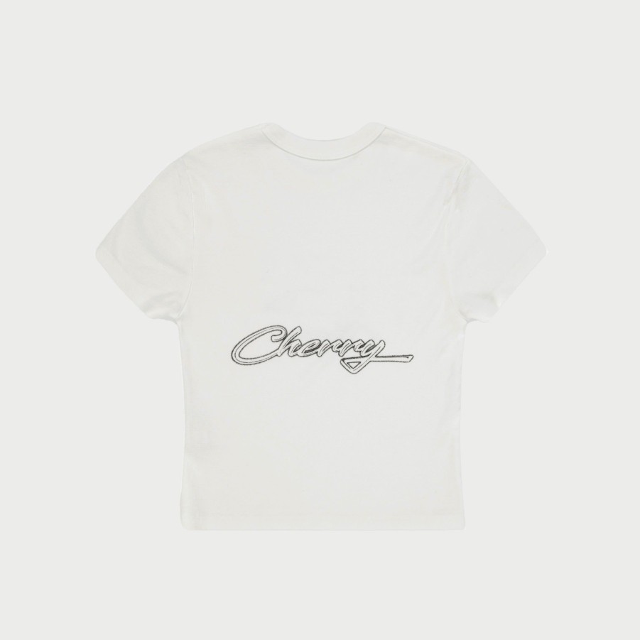 New Cherry LA Camiseta Para Bebe Stardust (Blanco Vintage)