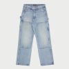 Clearance Cherry LA Denim De Pierna Ancha Con Doble Rodilla (Indigo)