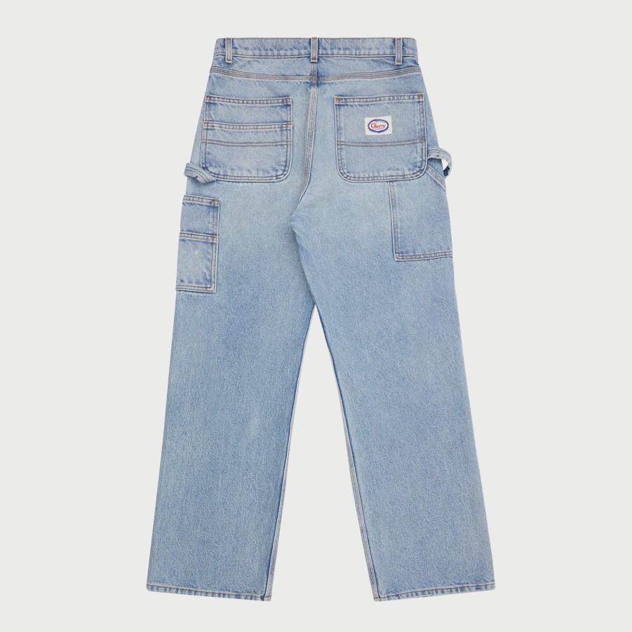 Clearance Cherry LA Denim De Pierna Ancha Con Doble Rodilla (Indigo)