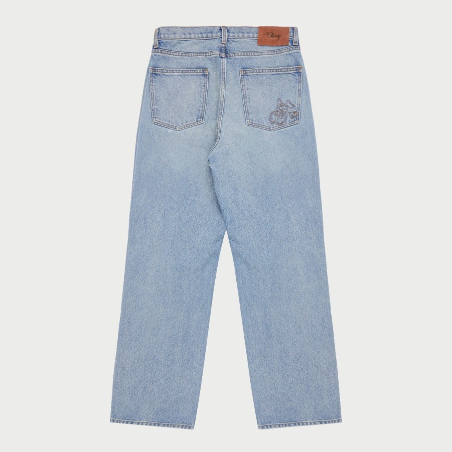 Clearance Cherry LA Denim Ancho De 5 Bolsillos (George Wash)