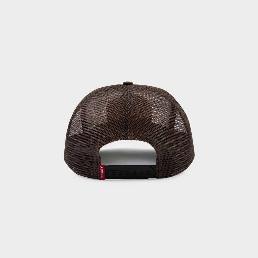 Clearance Cherry LA Gorra De Camionero De Malla Completa Desert Horse (Marron)