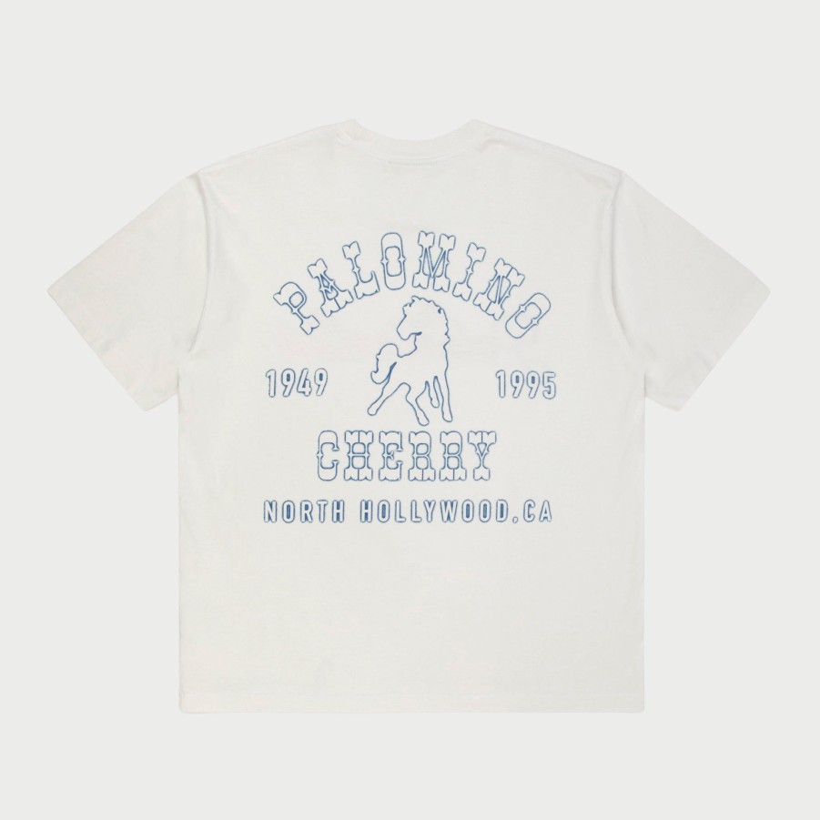 Clearance Cherry LA Camiseta Clasica Palomino Club S/S (Blanco Vintage)