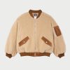 Clearance Cherry LA Chaqueta Bomber De Sherpa (Natural)
