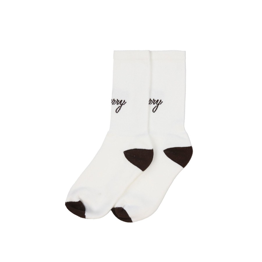 Best Cherry LA Calcetines American Classic (Blanco/Negro)