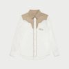 Clearance Cherry LA Camisa De Rodeo Occidental Para Mujer (Blanca)