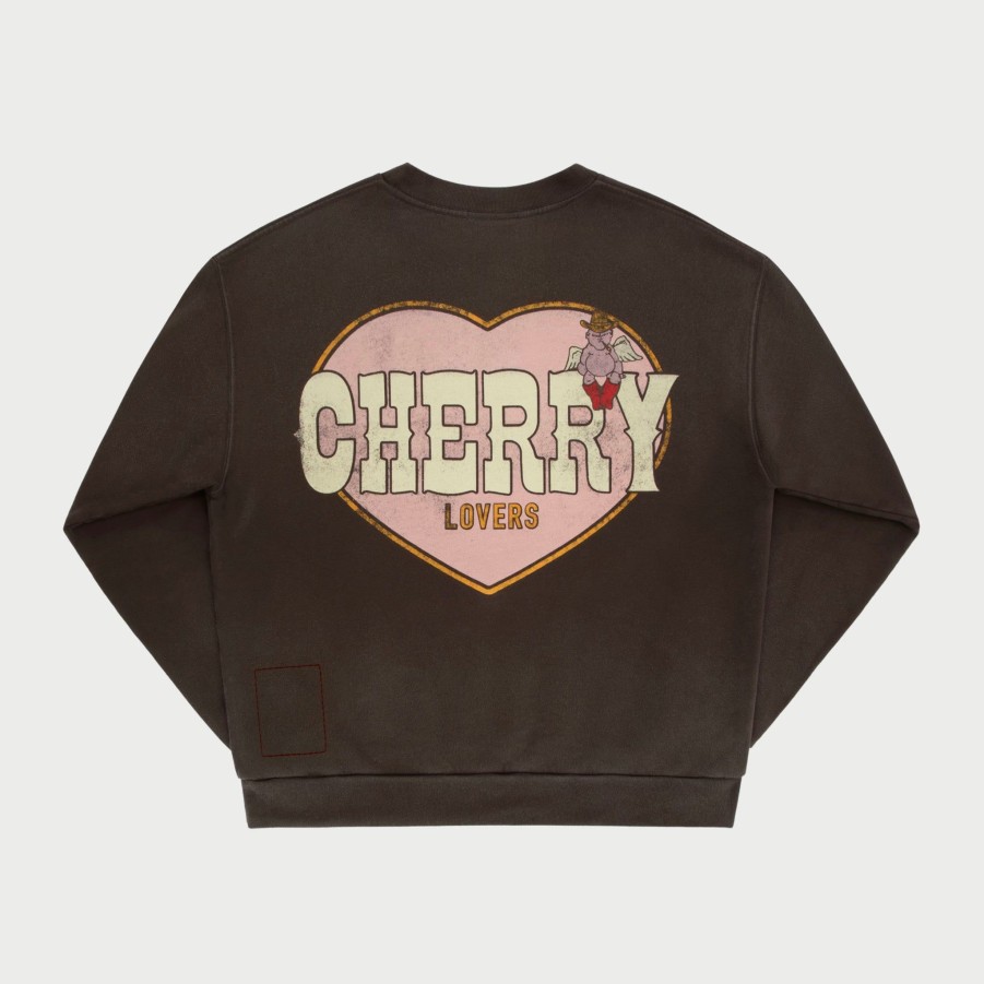 Clearance Cherry LA Amantes Crewneck (Espresso)