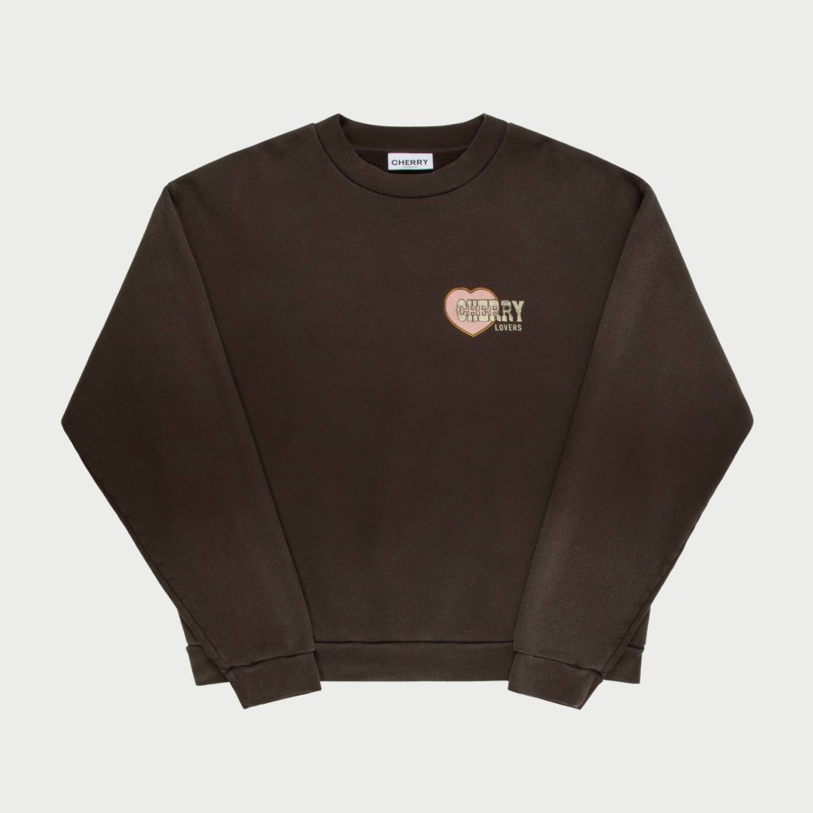 Clearance Cherry LA Amantes Crewneck (Espresso)