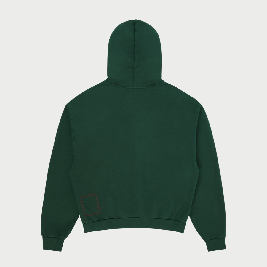 Best Cherry LA Sudadera Con Capucha Clasica Americana (Verde)