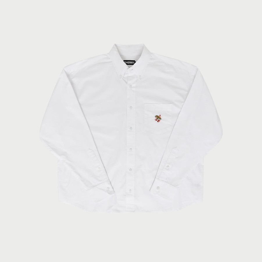 Online Cherry LA Camisa Oxford Grande (Blanca)