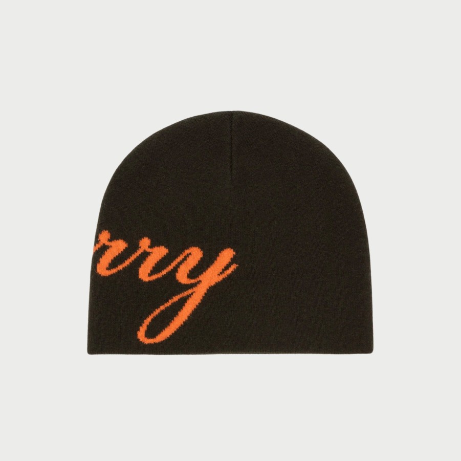 New Cherry LA Gorro De Cachemir Con Calavera (Marron)