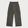 Clearance Cherry LA Cargo De Pierna Ancha (Negro Vintage)